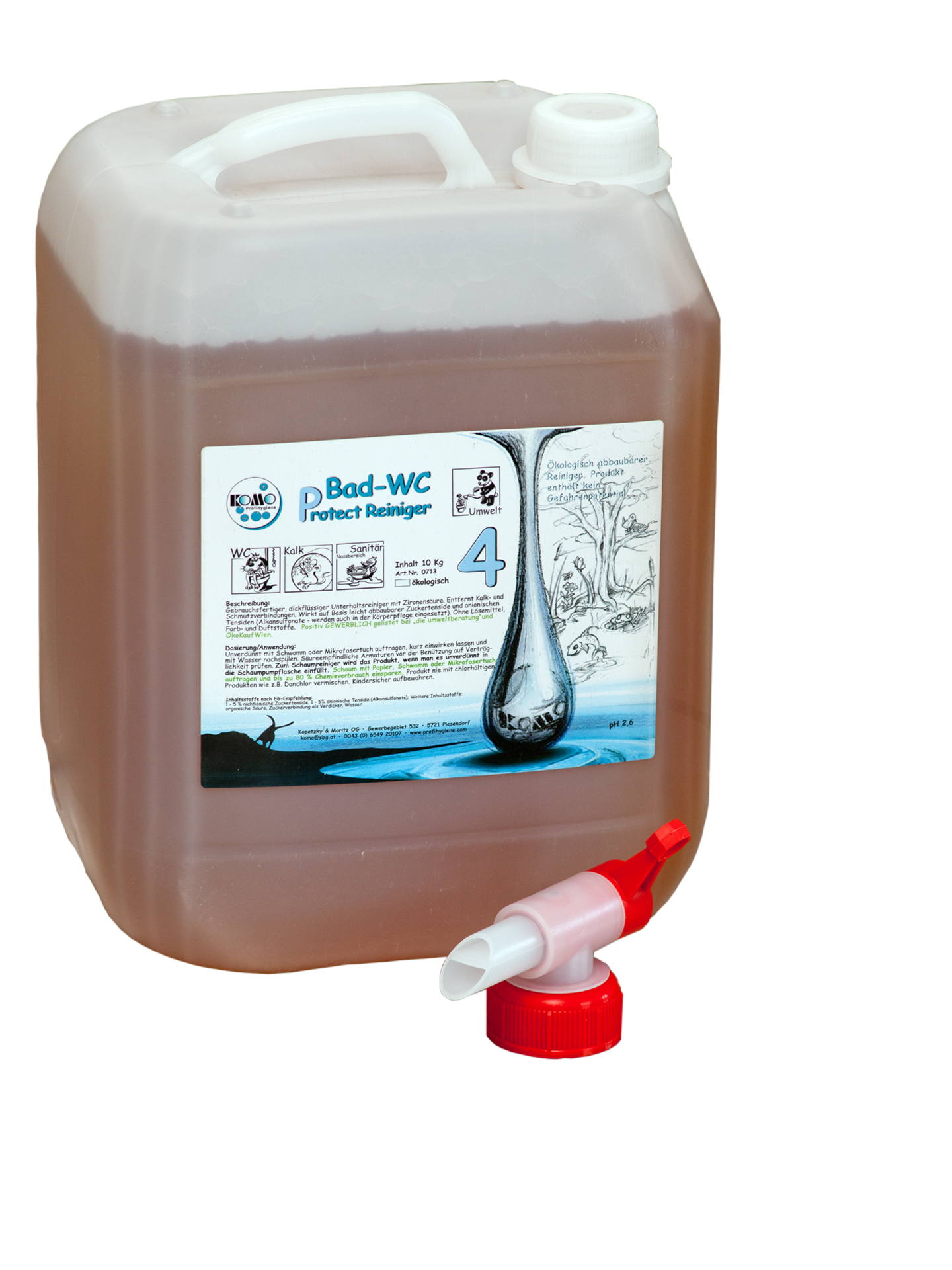 Bild von KOMO PROTECT BAD & WC REINIGER  "S4" 