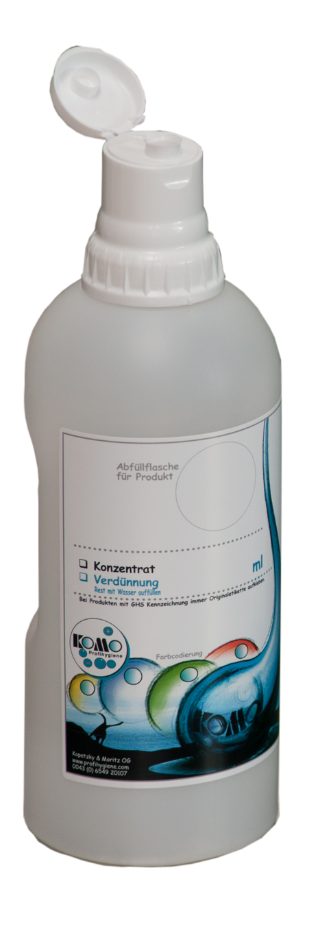 Bild von KOMO FLASCHE mit Griff und 20ml Portionierer