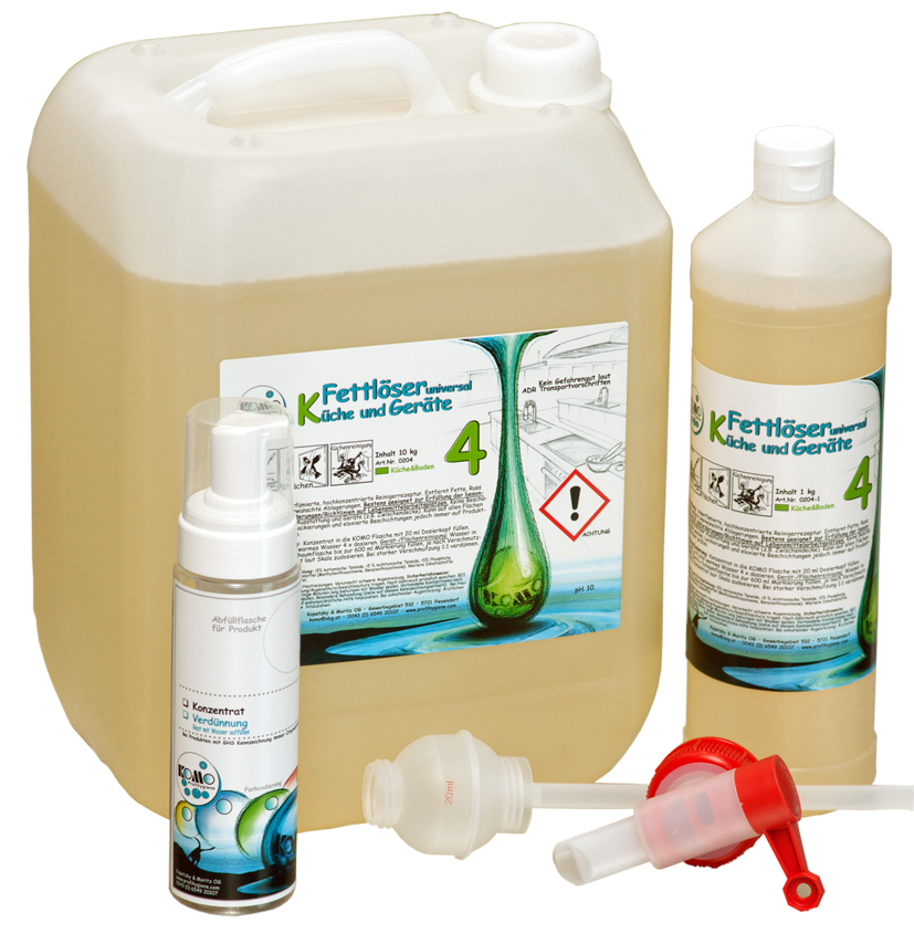 Bild von KOMO FETTLÖSER universal "K4" SET 10 Kg und 1 Kg